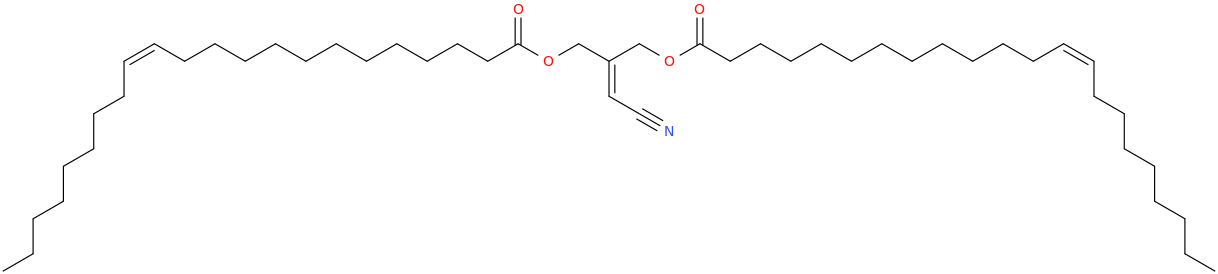 Docos 13z enoic acid, 3 ​cyano ​2 ​[[(1 ​oxo ​docos 13z enyl)​oxy]​methyl]​ ​2 ​propenyl ester